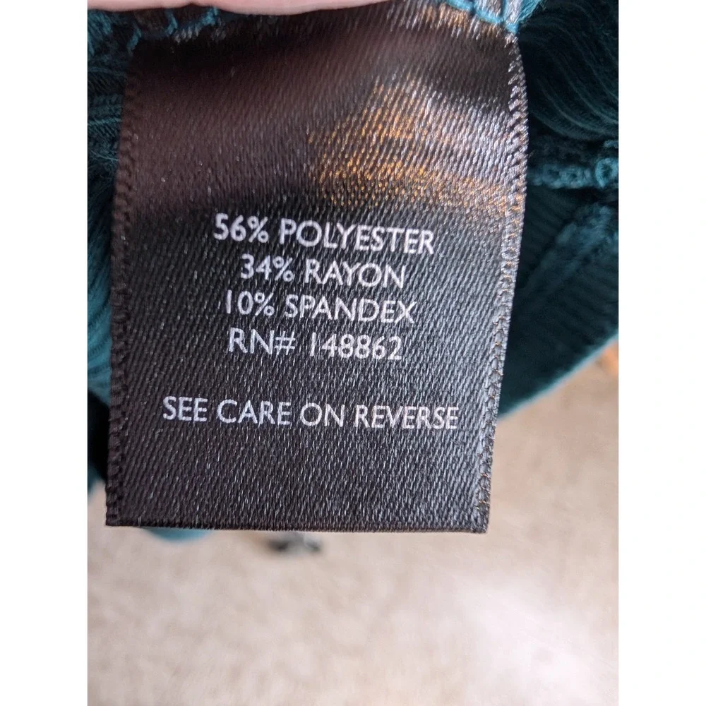 Torrid Super Soft Ribbed Puff Sleeve‎ Knit Top Dark Green 00/M Coquette Feminine - Picture 5 of 9